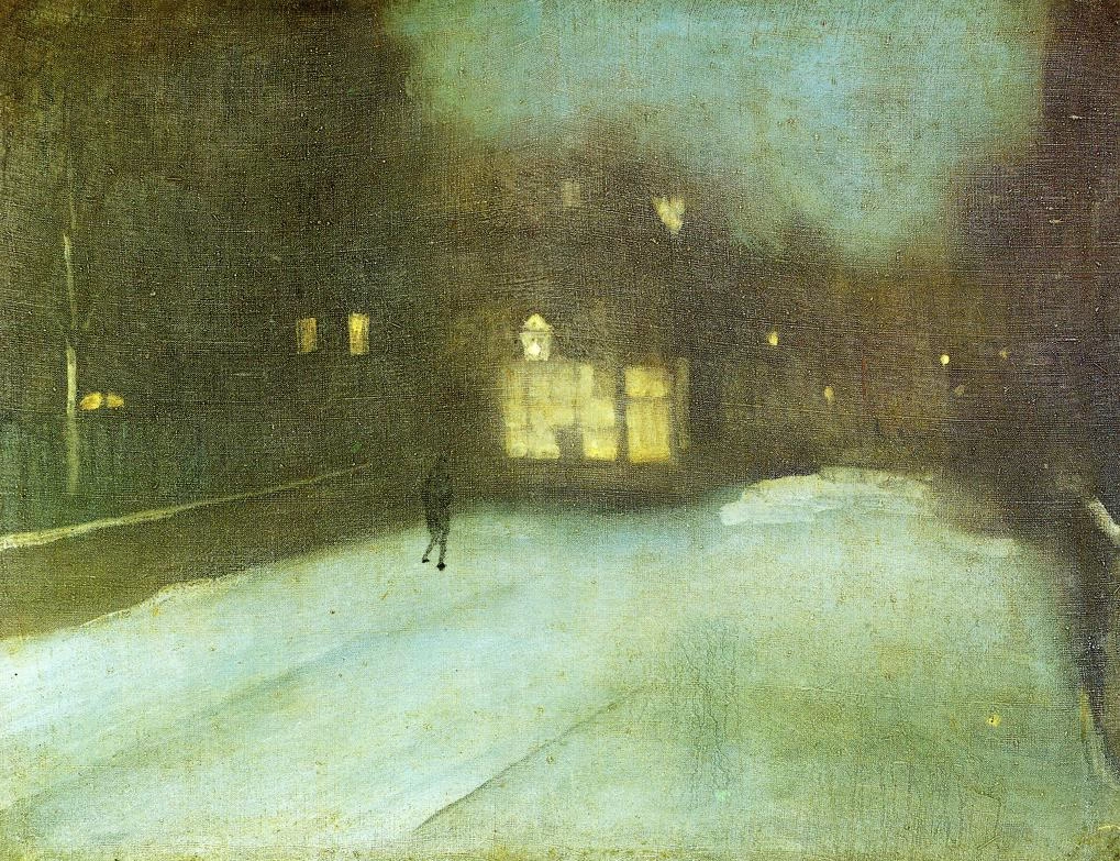 Ames McNeill Whistler - Notturno in grigio e oro, Chelsea Snow